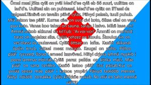 VAD’D’A CYLÄ (Водский язык)