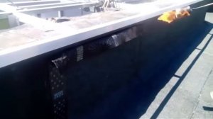 Устройство примыканий из рубероида