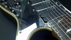 Ibanez Universe UV777P 2007 Steve Vai Signature MIJ Dimarzio Blaze 7 String guitar close up video