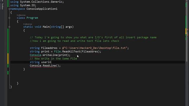 C# Tutorial : Guide # 13 (I/0 File Read and Write) смотреть онлайн