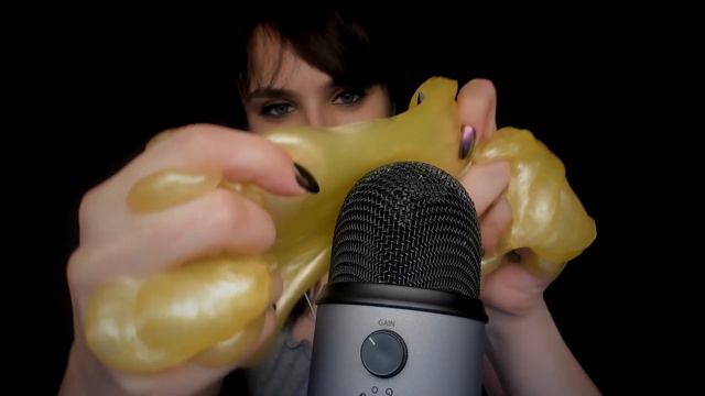 АСМР Слаймы, пена для бритья, таппинг | ASMR Slime, shaving foam, tapping смотреть онлайн