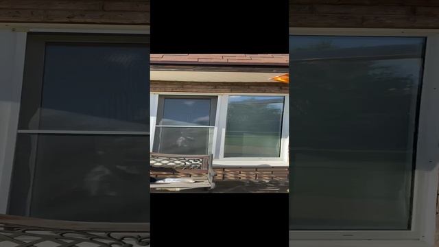 Замена поликарбоната на козырьках и навесе