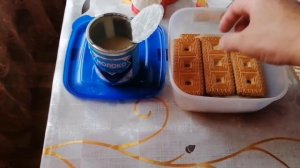 Торт из печенья и сгущёнки.