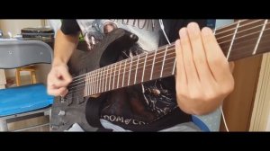 Born Of Osiris--Ascension guitar cover (Ibanez RGIF7 Iron Label 2015 fanned fret 7/Emg 808X)