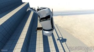 BeamNG Drive Crash Testing Stairway to hell & Pit of Death #7 - Insanegaz