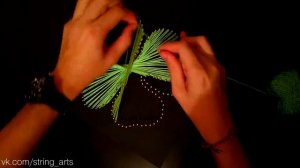 How to String art l Картина нитями