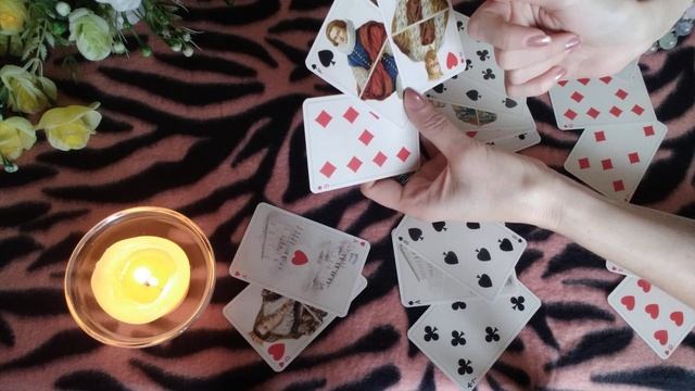 Мысли, чувства и планы Крестового Короля на ближайший период. Расклад на игральных картах