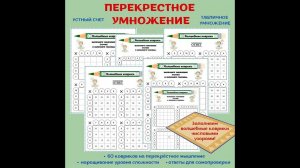 Перекрестное  табличное умножение. Волшебные коврики.