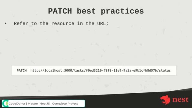 Leecture 20. Challenge Updating a Task's Status | NodeJS | Modern TypeScript | Master NestJS (2021)