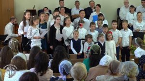 Пение "За Синее Небо", Детский Хор, ц. "Евангельская Весть", г. Тирасполь