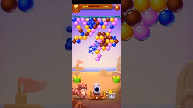 Bubble popping, step:51.?#bubble #gaming #kids #game