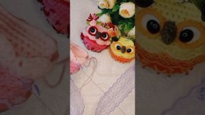 мк сова крючком 1 часть / брелок сова