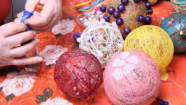 ОГРОМНЫЕ ШАРЫ НА НОВЫЙ ГОД - Новогодние поделки своими руками 2021 смотреть онлайн