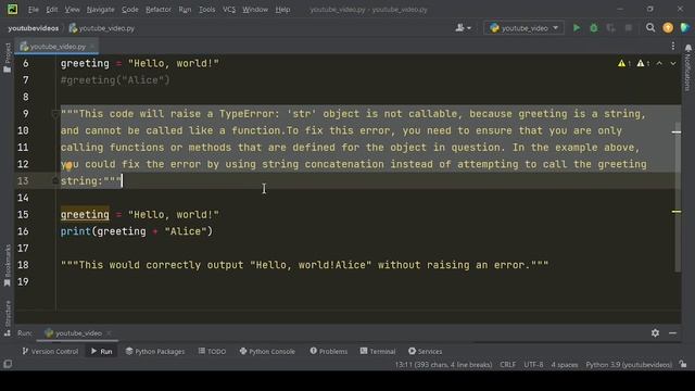 "Python Error: 'str' is not callable - How to Fix It"