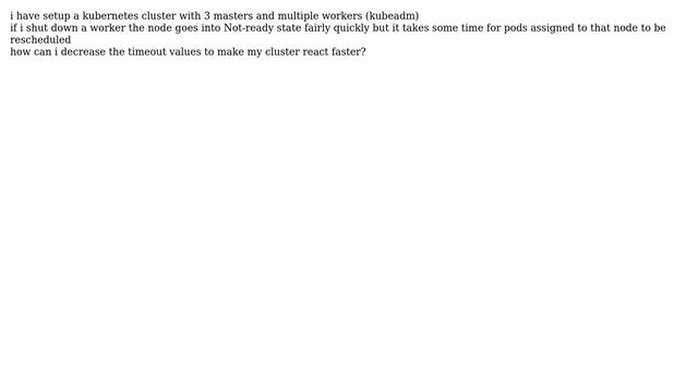 DevOps & SysAdmins: How to change timeout values in a kubernetes cluster? смотреть онлайн