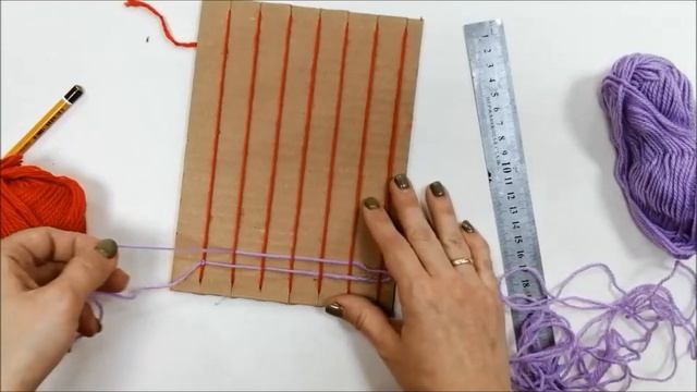 Ткачество на картонке смотреть онлайн
