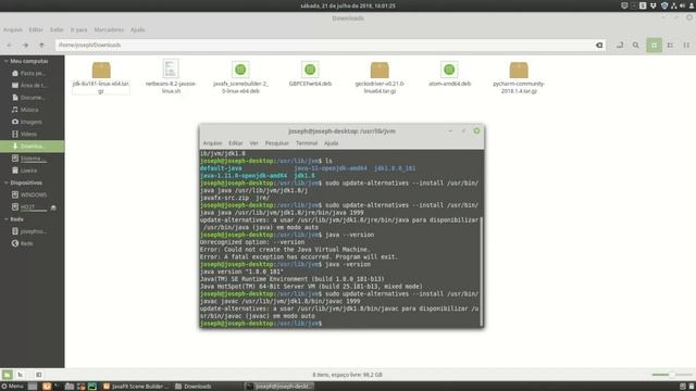 Java (JDK) + NetBeans + JavaFx Scene Builder no Linux (Debian/Ubuntu/Mint/outras) + Exemplo смотреть онлайн