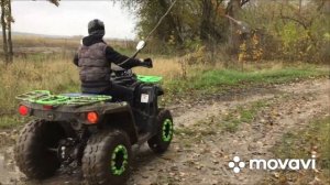 Пытаемся засадить в грязь китайский квадроцыкл 200кубов!!!