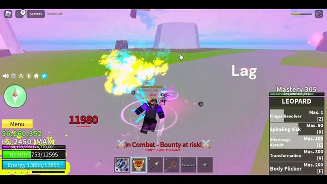 Leopard + Cyborg v4 is Crazy | Blox Fruits