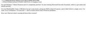 Windows 7 Recurring Blue Screens: MEMORY_MANAGEMENT 0x1A (2 Solutions!!)