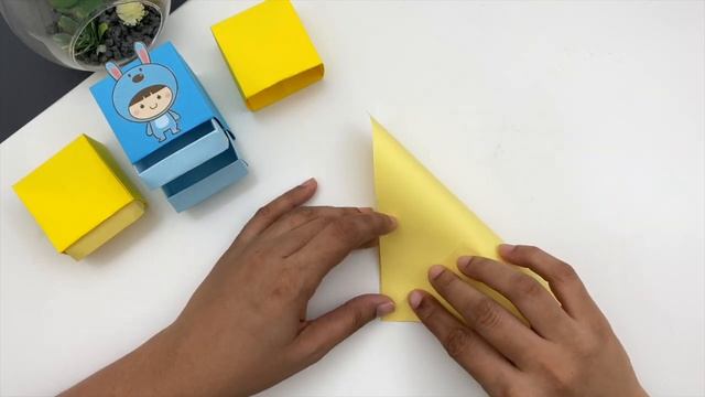 DIY PAPER CHEST OF DRAWERS / Paper Craft / Easy Origami Storage Box DIY /Desk Organizer Drawer смотреть онлайн