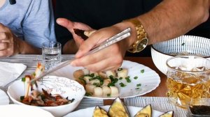 Морские гребешки, креветки, мидии - Мукбанг