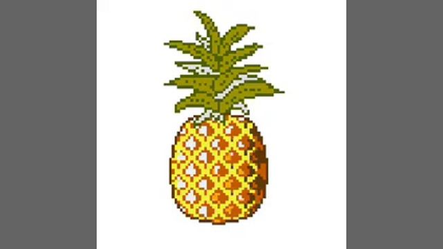 Sandbox- рисуем по клеточкам Ананасик смотреть онлайн