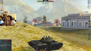 WoT Blitz - Танк Бриллиантовой лиги. Т-62А Игра против скиловиков - World of Tanks Blitz (WoTB)