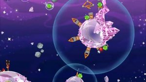 Angry Birds Space 7-11 Cosmic Crystals Walkthough 3 Star Level