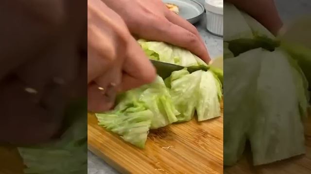 Салат с креветками