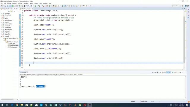 Java и структуры данных - Использование списка ArrayList: методы add, get, addAll