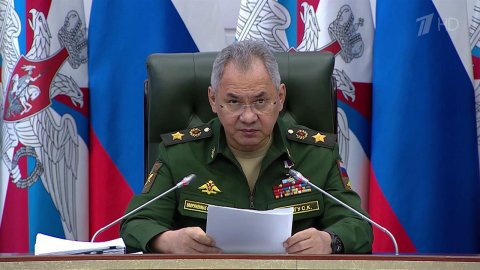 Сергей Шойгу отметил высокую эффективность российских артиллерийских систем