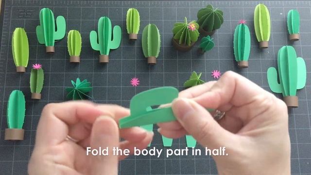 DIY Paper Cactus | How To Make A Cactus | Easy Paper Flower Tutorial смотреть онлайн