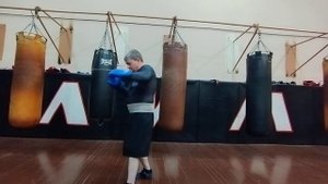 комбинация ударов, отработка, работа на мешке, азбука бокса