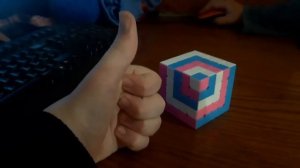 Узор Кубик Рубика 5х5 "Куб в кубе в кубе..."