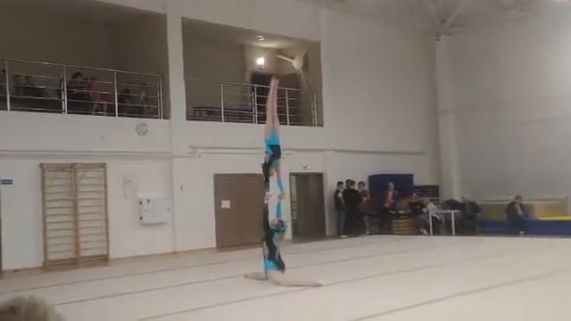 Спортивная акробатика СФО Баланс МС 12-18 Сидоренко Анна Потапова Дарья