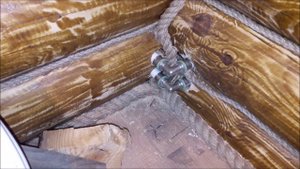 Дом из оцилиндрованного бревна. Монтаж системы отопления