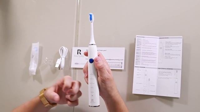 RoomyRoc rechargeable sonic toothbrush electric toothbrush смотреть онлайн