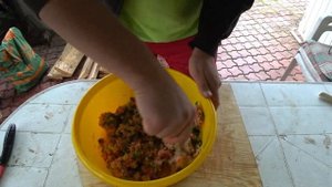 Пита лепешка с фаршем, на мангале, высший класс.