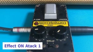 YAMAHA CO-01 Compressor 1980s Vintage Guitar Effect Pedal Made in Japan