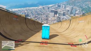 СПУСК БЕЗ ТОРМОЗОВ НА ДЛИННОМ БУГАТТИ ЧИРОН ЛИМУЗИНЕ ПО ТРАМПЛИНУ В ГТА 5 МОДЫ! В GTA 5 ВИДЕО MODS