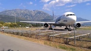 Tivat airport , summer in montenegro