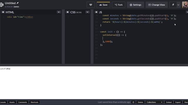 JavaScript Tutorial: Learn To Code A Digital Clock With JavaScript