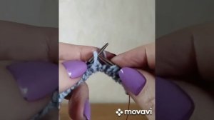 Переход от итальянского набора петель к резинке 3х3