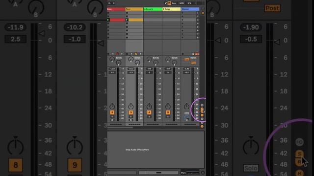 Send/Return в Ableton Live 11