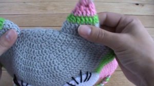 Шапка крючком Сова. 4 часть