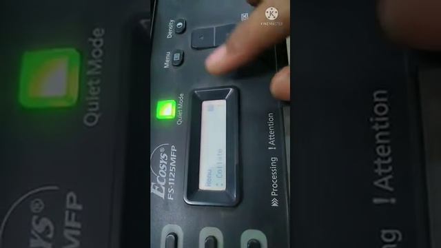 How to Kyocera printer machine FS_1125MFP Status Page смотреть онлайн