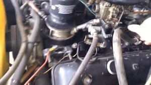 Работа мотора газ53 v8 в моей волге