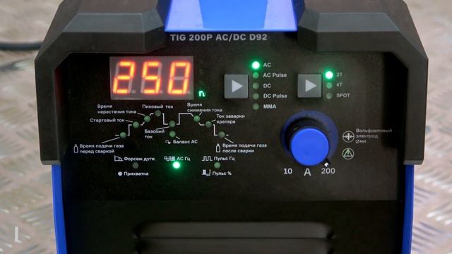 Обзор аргонодугового аппарата ПТК МАСТЕР TIG 200 P AC/DC D92 смотреть онлайн