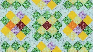 Пэчворк для начинающих. Блок "Бабушкин квадрат", 2 быстрых способа.